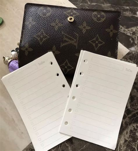 Louis Vuitton agenda refill